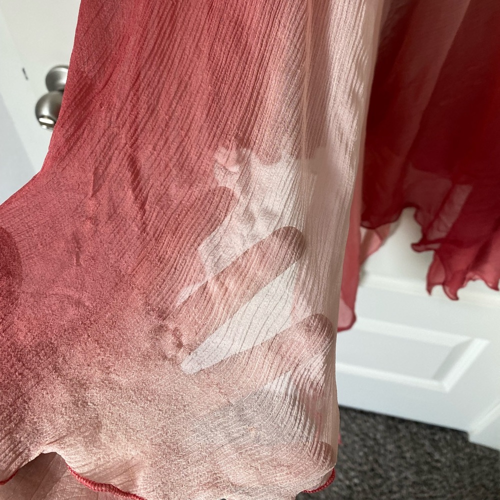 Y2K Beaded Express 100% Silk Fairy Dress - Picture 10 of 11